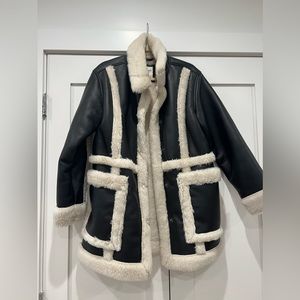 Abercrombie Shearling Trim Coat